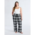 thumbnail image 2 of Joyspun Women's Flannel Sleep Pants, 30'' Inseam, Sizes XS-3X, 2 of 6