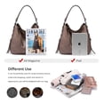 thumbnail image 4 of Bolsos Hobo Realer de piel sintética de gran capacidad para mujer, 4 of 6