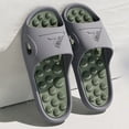 thumbnail image 3 of Rokment Unisex Massage Slippers for Women Men Non Slip Quick-Dry Spa Slides Summer Open Toe Non Slip Bedroom House Home Shoes Beach Sandals, 3 of 5