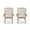 Light Brown/Beige/Black, variant on GDF Studio Malden Outdoor Wicker Club Chairs with Cushions, Set of 2, Iron, Beige, and Black