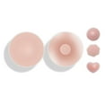 thumbnail image 7 of 1pair Nipple Covers for Women Silicone Reusable Pasties Adhesive Invisible Nippleless Covers Sticky Breast Petal, 7 of 7