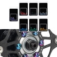 thumbnail image 4 of 12pcs Bike Disc Brake Rotor Bolts Screws T25 M5 Stainless Steel Fixing Screw Colorful Bolts For Mtb Road Bicycle, 4 of 6
