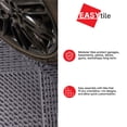 thumbnail image 4 of EasyTile 12 Pack Interlocking Garage & Patio Flooring w/ Drainage, 18x18 Inches, Gray, 4 of 7