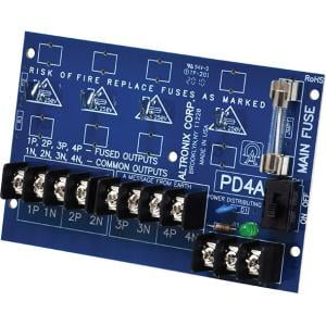 POWER DIST BOARD W/CKT BKRS 24-28AC 14A OR 12-24DC 10A OPER
