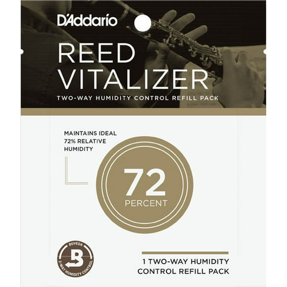 D'Addario Reed Vitalizer Single Refill Pack - 72% Humidity