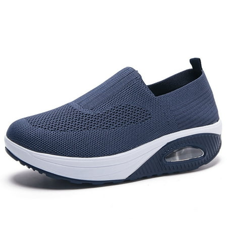 

2022 New Anti-Slip Air Cushion Running Sneakers Breathable Slip-on Casual Shoes