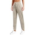 thumbnail image 4 of Pantalones deportivos casuales largos con cintura elástica y estampado floral para mujer, 4 of 4