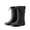 BLACK, variant on Kids Rain Boots Boys Girls Lightweight Boots Waterproof Easy-on Outdoor Playing Rain Boot Unisex-Child