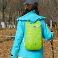 thumbnail image 6 of 12L Mountaineering Backpack Waterproof Ultralight Storage Knapsack Foldable Lightweight Zippers Rucksack Travel Bag (Green), 6 of 12