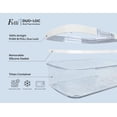 thumbnail image 2 of Felli Duo Loc Meal Prep Container for Refrigerator, Leak Proof Stackable Kitchen Tupperware for Leftovers Food Storage Travel Lunch Container, Christ, 2 of 9