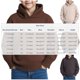 thumbnail image 2 of Blusa con capucha de manga larga para niños, suéter de color liso con gorro, suéter de punto, top informal con capucha para niños y niñas, top de poliéster para niñas, 2 of 6