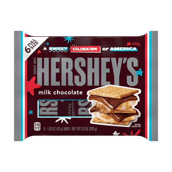 HERSHEY'S Milk Chocolate Bars (Pack of 3)