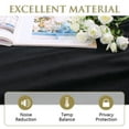 thumbnail image 6 of StangH Blackout Curtains for Bedroom - Velvet Black Curtain Panel for Sliding Door Thermal Insulated Window Treatment Set for Living Room/Basement, W52x L84, 2 Panels, 6 of 9