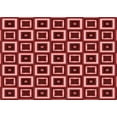 thumbnail image 1 of Ahgly Company Indoor Rectangle Patterned Cranberry Red Area Rugs, 6' x 9', 1 of 6