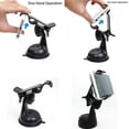 thumbnail image 2 of iPhone SE Easy One Hand Mount Car Holder Windshield Dash Clipper Cradle Stand Window Glass Swivel Dock Strong Suction R1L, 2 of 11