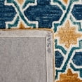 thumbnail image 6 of SAFAVIEH Aspen Joshua Geometric Area Rug, Navy/Yellow, 5' x 5' Square, 6 of 8