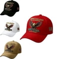 thumbnail image 7 of Taicans Veteran Hat Eagle Embroidered,Adjustable Patriotic Baseball Cap,Military Baseball Cap with Soldier Choice Veteran Honor Quote,Adjustable Canvas Cap for Veterans,Military Enthusiasts Gift,‌, 7 of 7