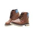 thumbnail image 2 of Bota Para Niño Color Camel Super Ligeras Outfit Moda cafe 13.5, 2 of 8