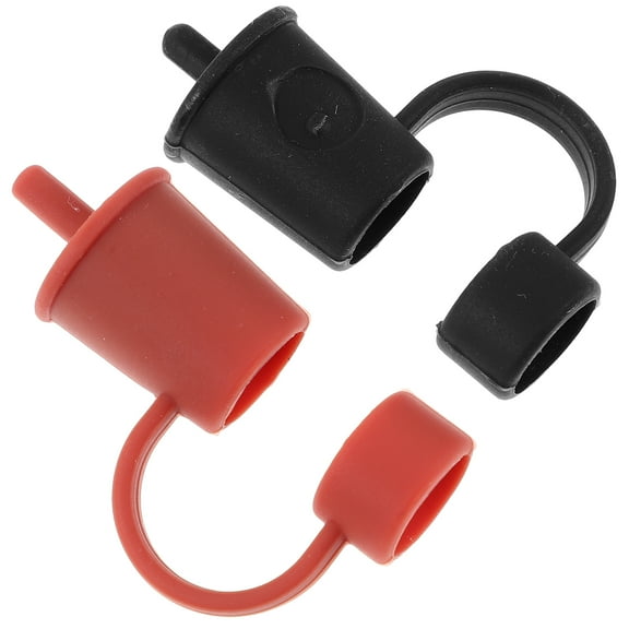 2Pcs Straw Topper Silicone Straws Covers Silicone Straws Plugs Cartoon Straw Protector