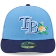 thumbnail image 2 of Men's New Era  Light Blue/Navy Tampa Bay Rays 2026 Spring Training 59FIFTY Fitted Hat, 2 of 5
