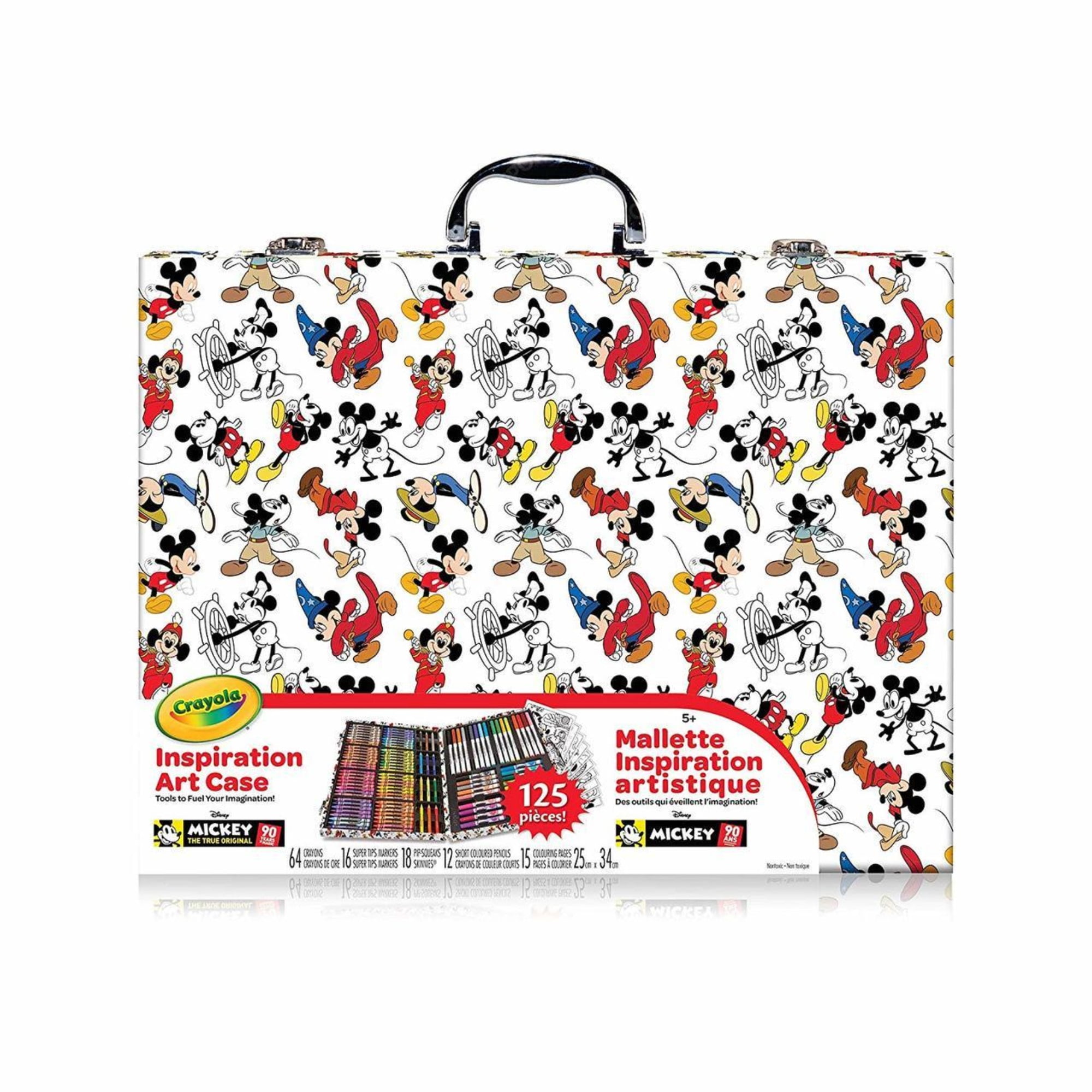 Art Case Over 140 Pieces At Home Or On The Go, Compartmentalized Tray Holds  Crayons, Colored pencils, and markers For creating Original Art