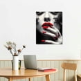 thumbnail image 2 of Nawypu - Woman Wall Art for Bedroom Decor Red Love Lips and Nails Pictures Prints on Canvas Elegant Makeup and Manicure Poster for Home Spa Salon Wall Decoration Ready to Hang, 2 of 4