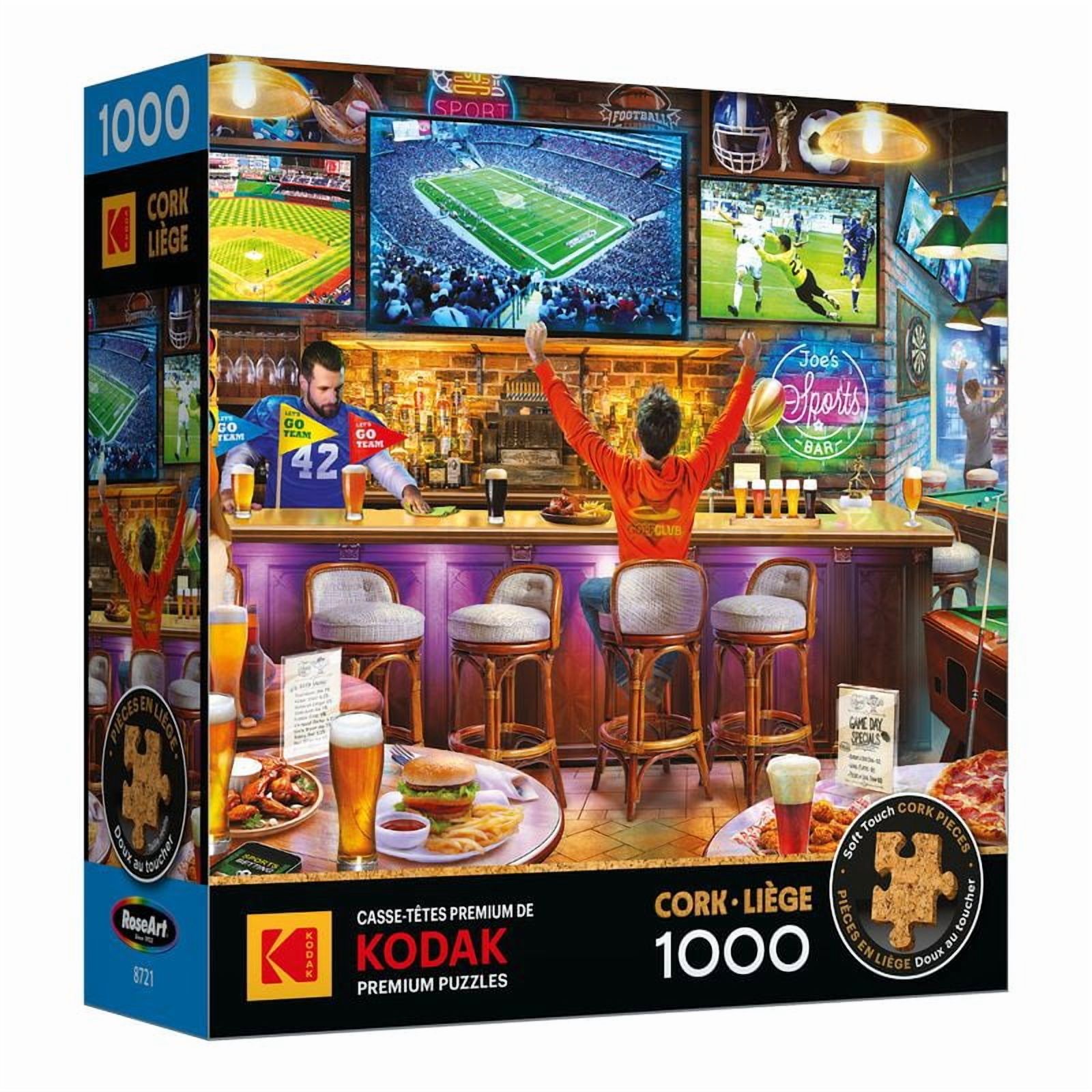 Kodak cork 1000pc - sports bar