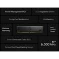 thumbnail image 2 of TEAMGROUP T-Create Master Overclocking DDR5 R-DIMM 64GB Kit (4 x 16GB) 6400MHz (PC5-51200) CL32 Hynix A-DIE Workstation Memory Module Ram Black - CTCMD564G6400HC32AQC01, 2 of 4