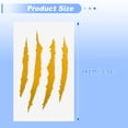 thumbnail image 3 of Unique Bargains Front Fender Arrow Sticker Decoration Motorcycle Warning Reflective Tape Waterproof PET Material Reflective Yellow 4 Pcs Motorcycle Fenders 14cm x 8cm, 3 of 6