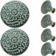thumbnail image 1 of Smooth Ceramic Handles 6Pcs Decorative Knobs For Drawer Dressers Ideal For Home Decoration Light Green Modern Style, 1 of 5
