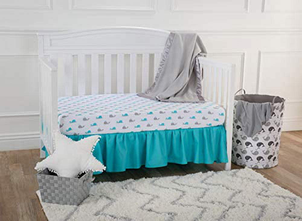 American Baby Company Fleece Blanket with Silk-Like Satin Trim, Soft, Warm & Cozy, Gray, 30" x 40" for Boys and Girls, Perfect for Baby Carrier, Stroller, Travel and Gifting