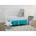 thumbnail image 4 of American Baby Company Fleece Blanket with Silk-Like Satin Trim, Soft, Warm & Cozy, Gray, 30" x 40" for Boys and Girls, Perfect for Baby Carrier, Stroller, Travel and Gifting, 4 of 5