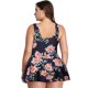 thumbnail image 4 of Aqua Eve Trajes de baño Tankini de talla grande para mujer Trajes de baño fluidos de 2 piezas con pantalones cortos Zhivalor FSHY029-8, 4 of 5