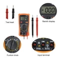 thumbnail image 3 of HLONK Digital Multimeter  Pocket Clamp Multimeters  Multi Tester Voltmeter Ammeter Ohmmeter AC/DC Ohm Volt Amp and Diode Voltage Electrical Tester Meter with Backlight LCD  Home Professio, 3 of 6