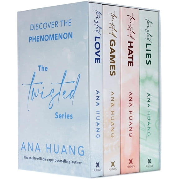 Twisted Series 4 Books Collection Box Set by Ana Huang  Complete Romance Series Bundle includes Twisted Love; Twisted Games; Twisted Hate and Twisted Lies