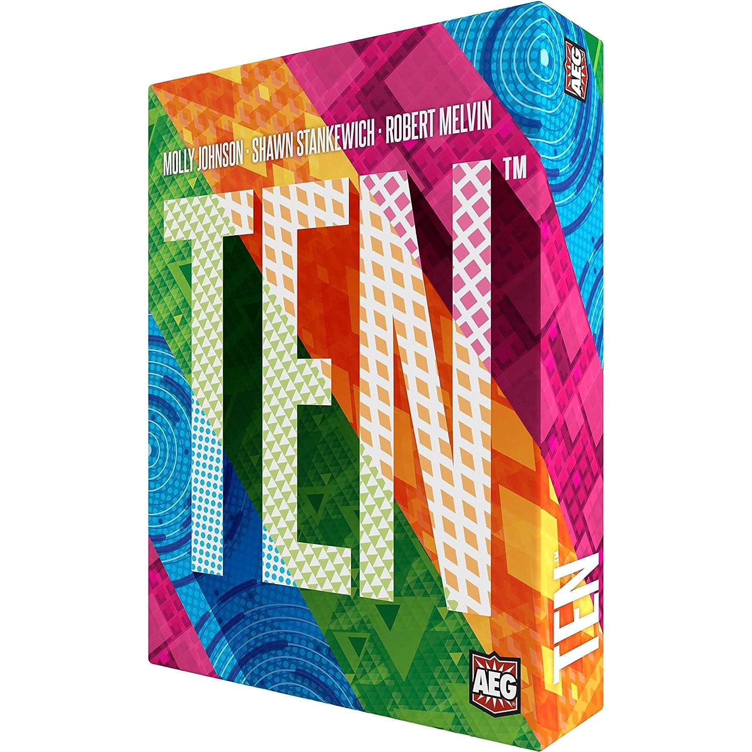 AEG: Ten - Push Your Luck Card Game for The Whole Family | from The Creators of Point Salad | Easy to Learn | Quick to Play | Ages 10 and up | 2-6 Players