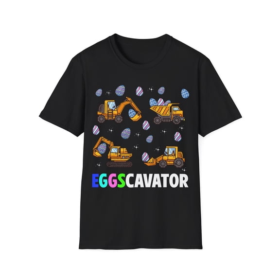 Kids Eggscavator Easter Egg Hunt Construction Trucks Toddler