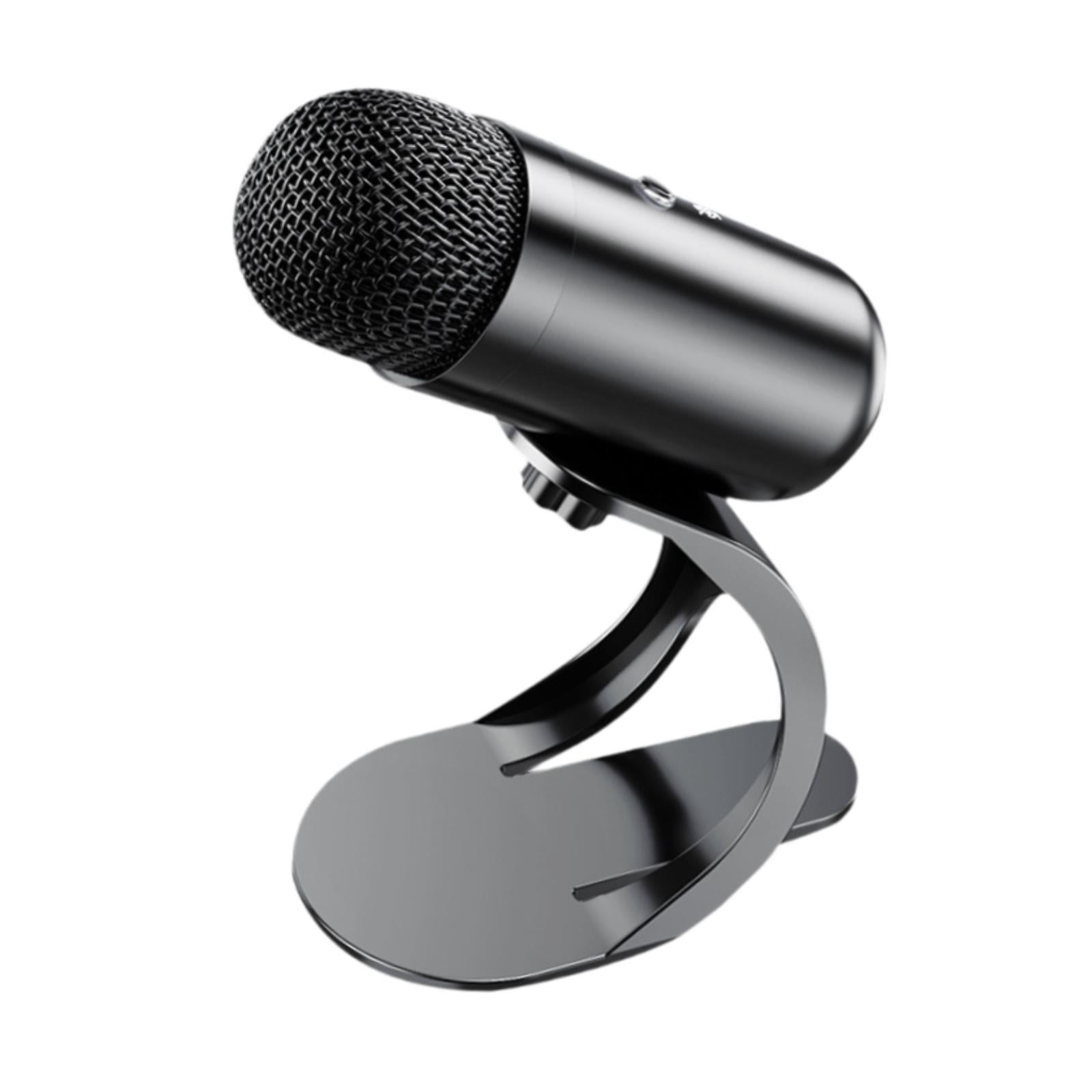 LeeQinersw Noise Cancellation USB Mic Compact USB Microphone for Phone Streaming Gaming without RBG Lights