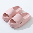 thumbnail image 2 of TOWED22 Kids Cloud Slides Boys Girls Pillow Slippers Shower Slip on Slide Sandals(Pink,2), 2 of 6