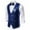 Blue, variant on Mens Autumn and Winter Personality Sequins Casual Vest Jacket
