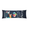 thumbnail image 2 of ABPHOTO Good Nightmare Bunny Balloon Body Pillow Covers Pillowcase Throw Pillows 20x60 inch, 2 of 2