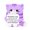 Purple, variant on Fanoery Knitted Cats Doll Gift Ideal As Bedroom Or Automotive Decoration Present