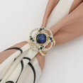 thumbnail image 3 of Rhinestone Scarf Brooches Crystal Silk Scarves Buckle Brooch Shawl Ring Clip Scarfs Fastener Cute Knotted Button Pin Accessories, 3 of 4