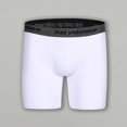 thumbnail image 2 of Sngxgn Men's Knit Boxer Shorts Relaxed Fit(White,S), 2 of 3