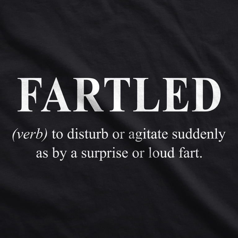 T-shirt Humour "I Heart To Fart" - Coton - Noir - Taille Regular - Neuf Avec étiquettes - Marque Gildan