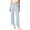 Blue, variant on ABATAB Wide Leg Pants for Woman Breathable Yoga Sports Pants with Pockets Stretchy Loose Casual Lounge Trousers