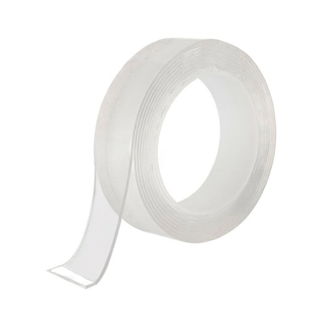 Cinta adhesiva de doble cara extrafuerte de 3M Multiusos extraíble Reutilizable Transparente (2 rollos)