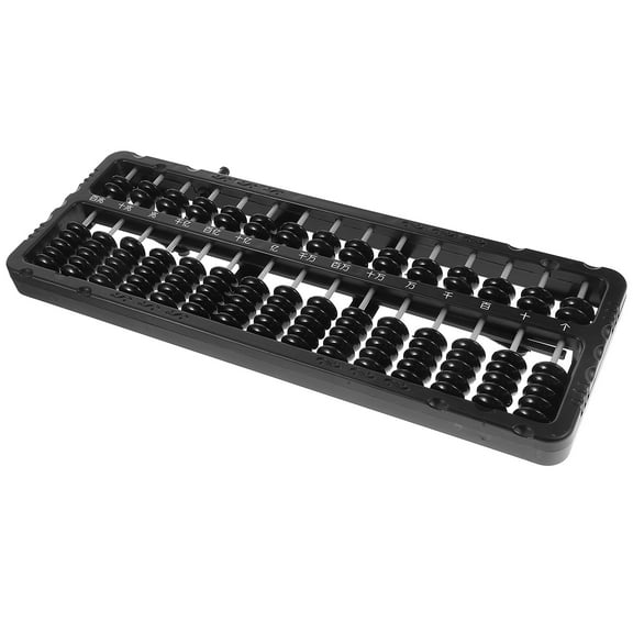 Chinese Soroban Abacus Plastic 15 Rods Abacus Arithmetic Calculations Bead Counting Abacus for Math Educational Learning Toys
