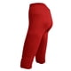 thumbnail image 3 of Odeerbi 2-13 Años Niñas Yoga Capris Entrenamiento Danza Deportes Pantalones Recortados Color Sólido Lindo Verano Ocio Legging Capris, 3 of 6