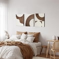 thumbnail image 6 of 3 Packs Wood Wall Decor - Geometry Abstract Modern Home Wood Wall Art Sculpture for Living Room, Bedroom, Office (11.8 x 15.7 x 1.14 inches), 6 of 6